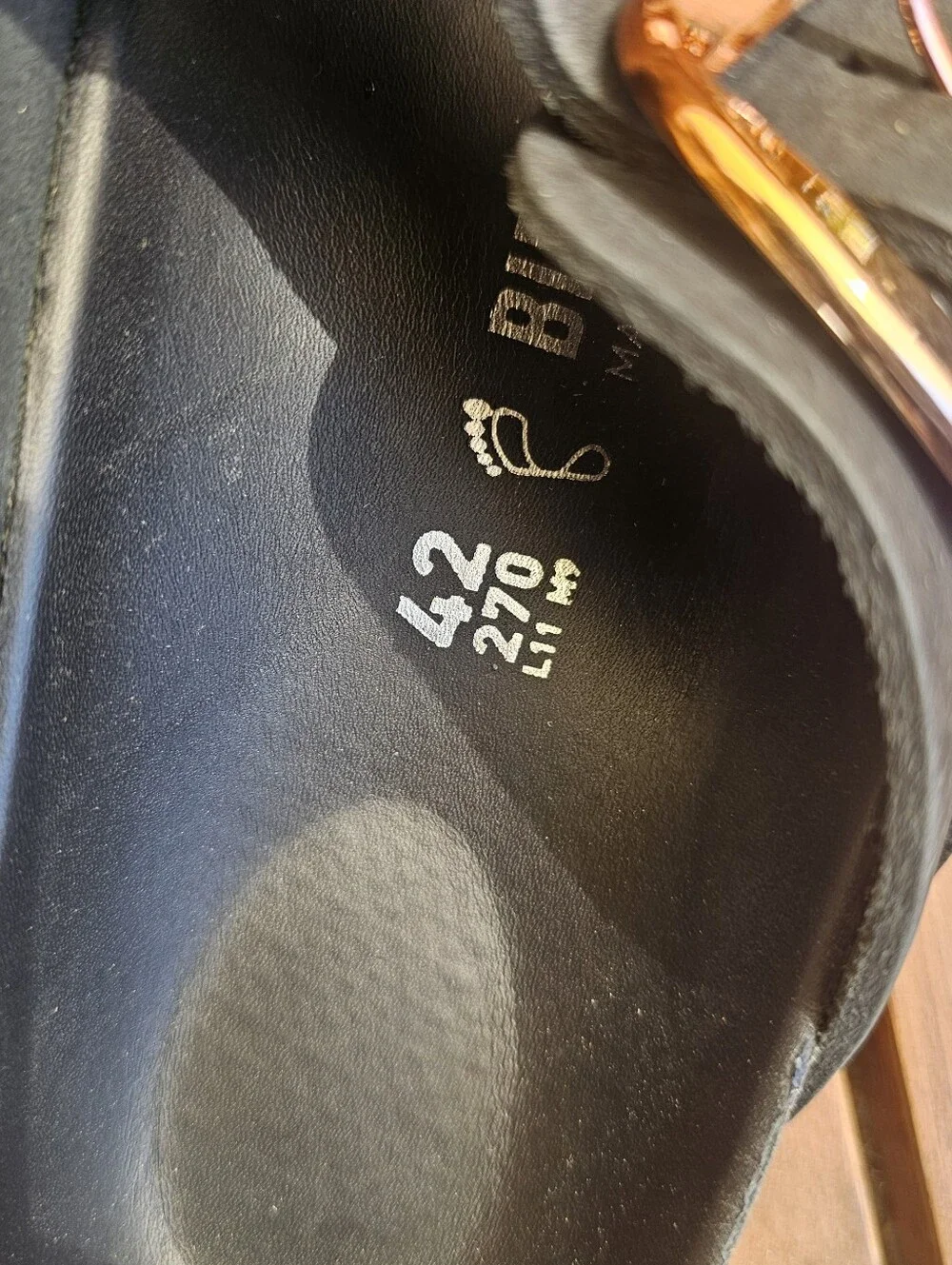 Birkenstock Gizeh Big Buckle Sandals Black EU 42 Regular Women's 11-11.5 Men's 9